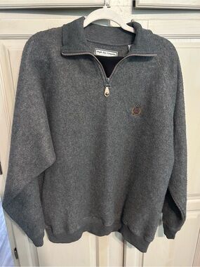 Vintage BUGLE BOY Men’s Quarter Zip Pullover